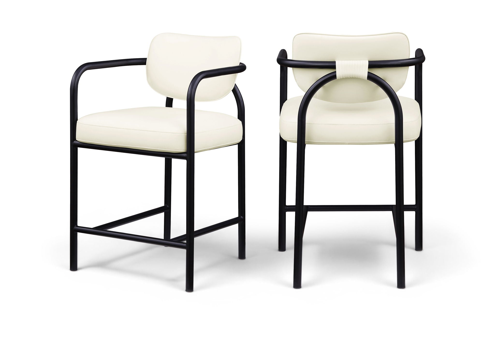 Serava - Vegan Leather Upholstered Bar Stool
