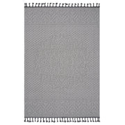 Guros - 6' X 9' Medallion Indoor / Outdoor Area Rug - White / Ivory