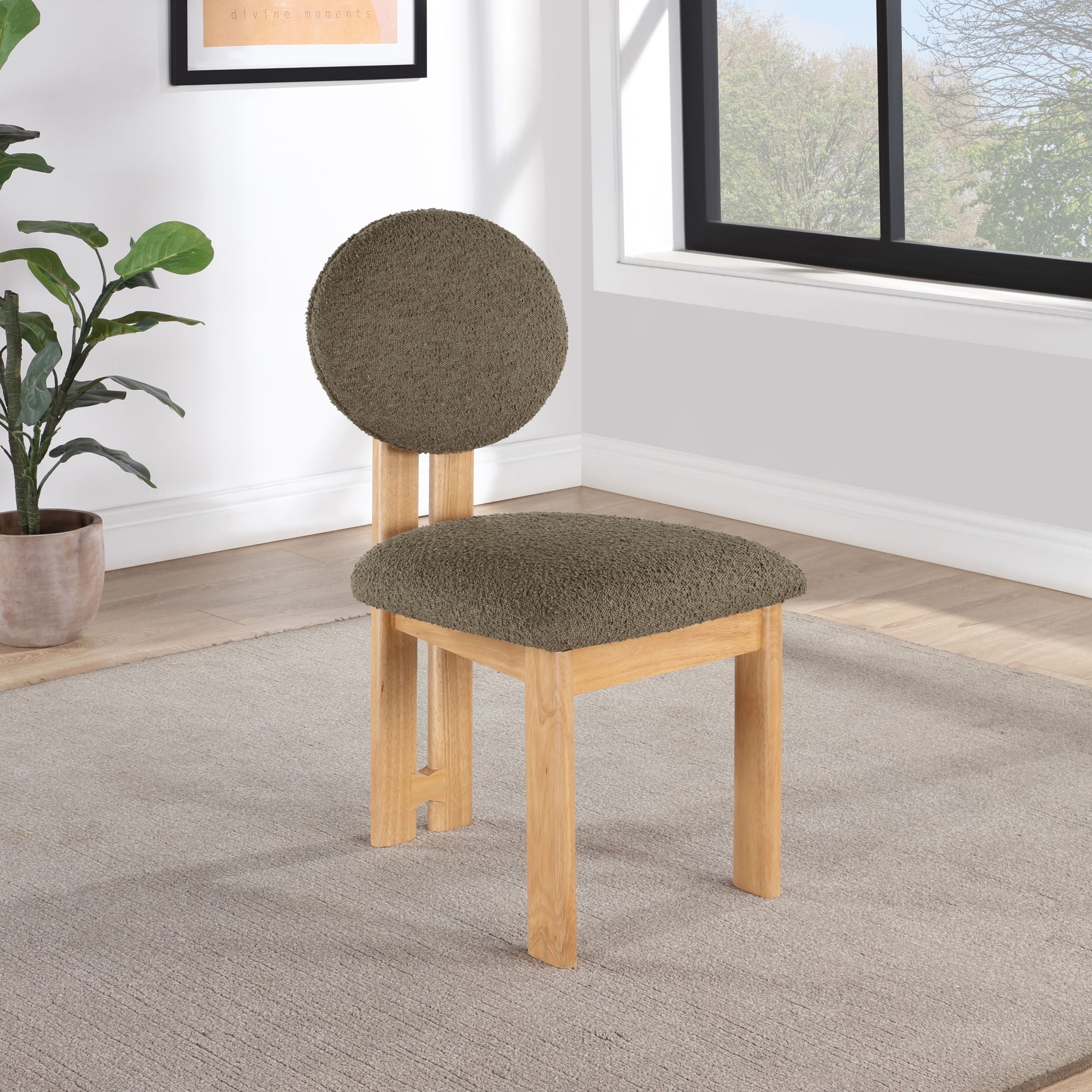 Napa - Dining Chair With Natural Legs (Set of 2)