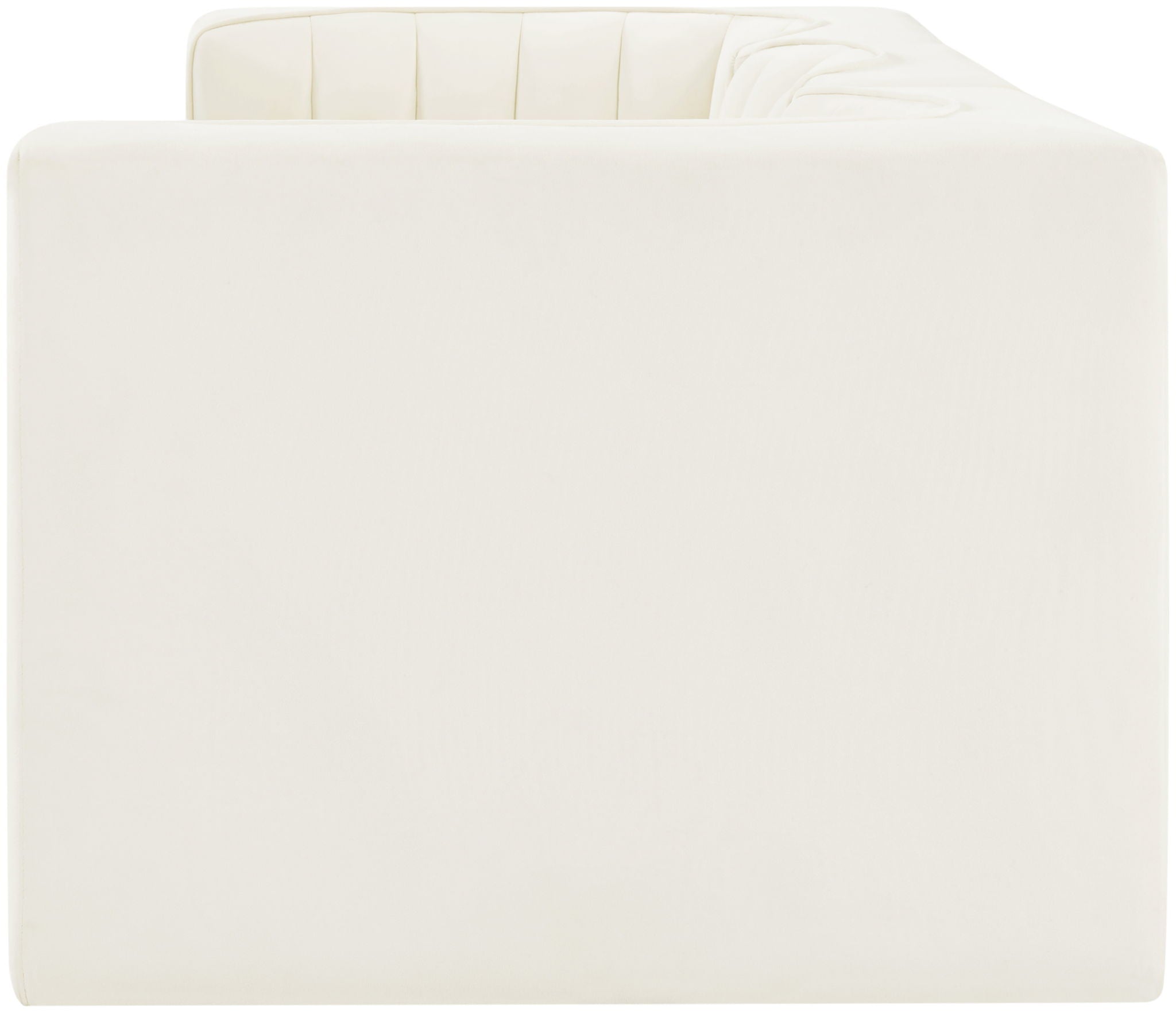 Rummi - Velvet Performance Fabric Upholstered 3 Piece Modular Sofa
