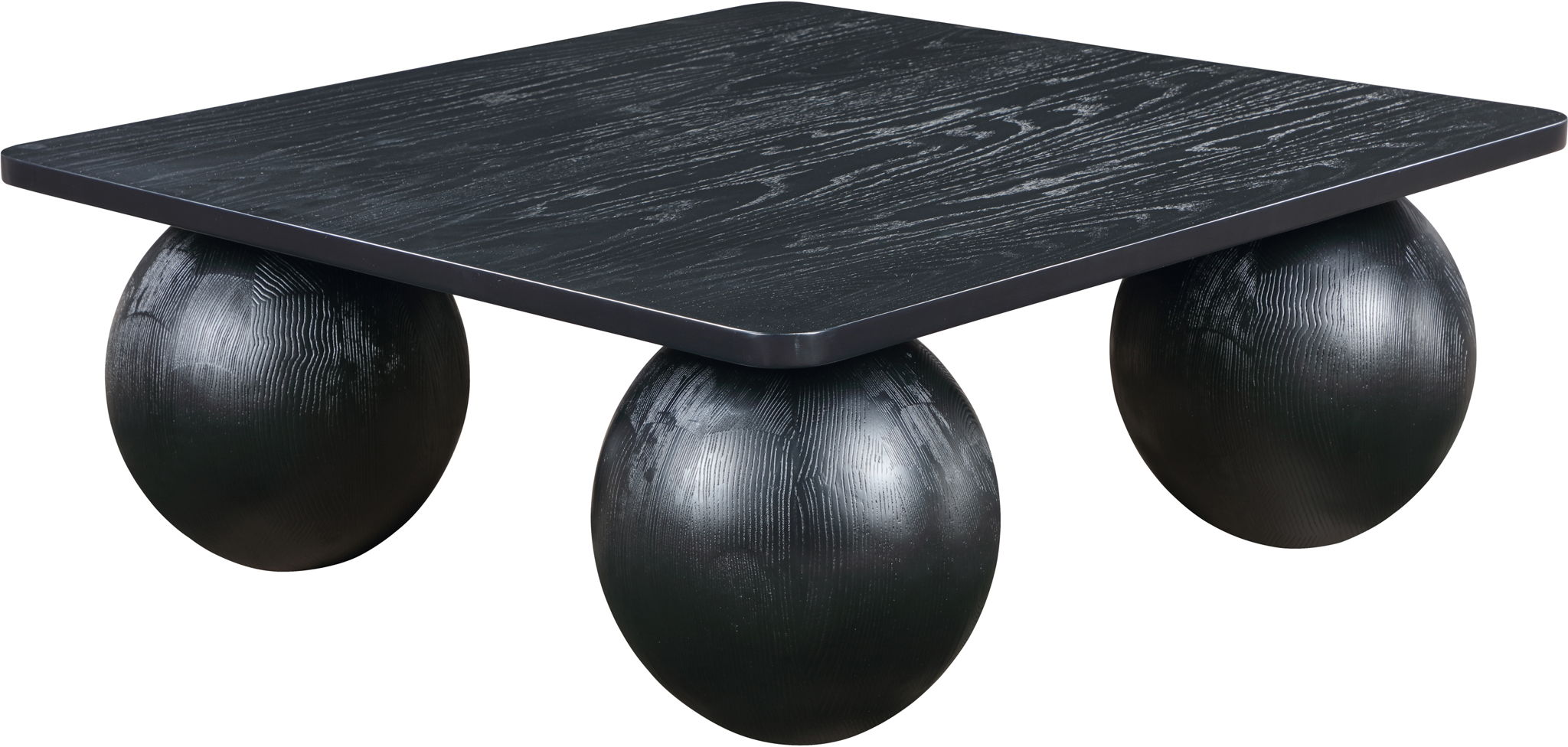 Fitch - Oak Veneer Coffee Table - 4 Legs