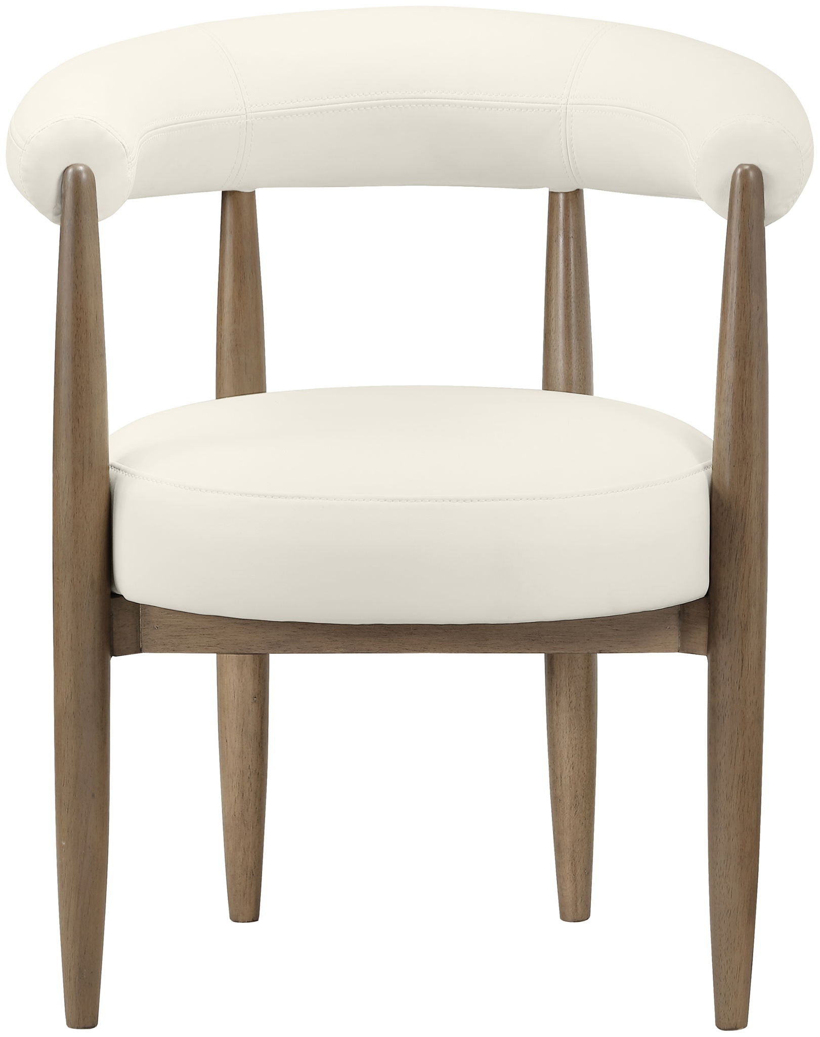 Sable - Vegan Leather Upholstered Dining Chair (Set of 2) - Brown Base