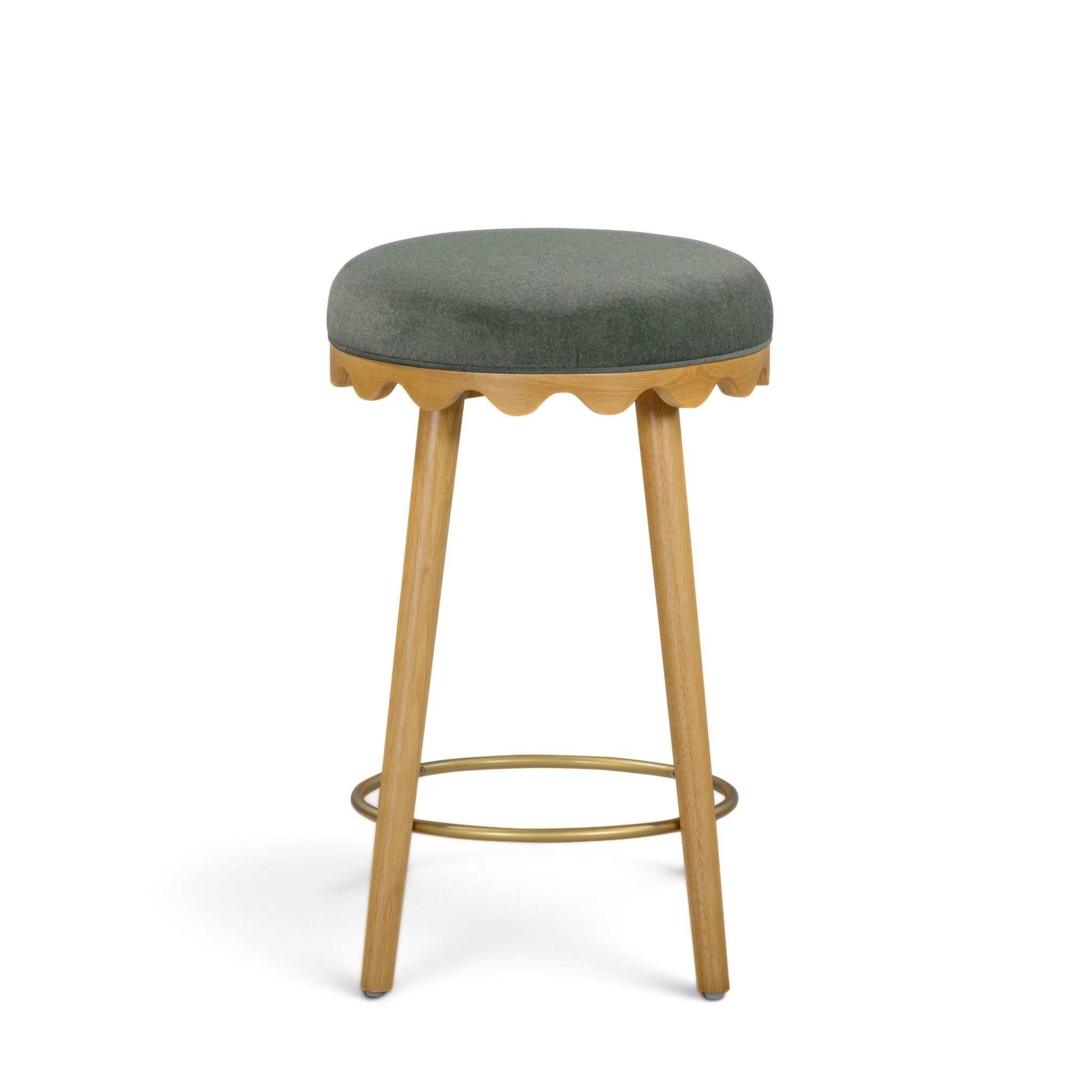 Oodle - Performance Vegan Mohair Stool