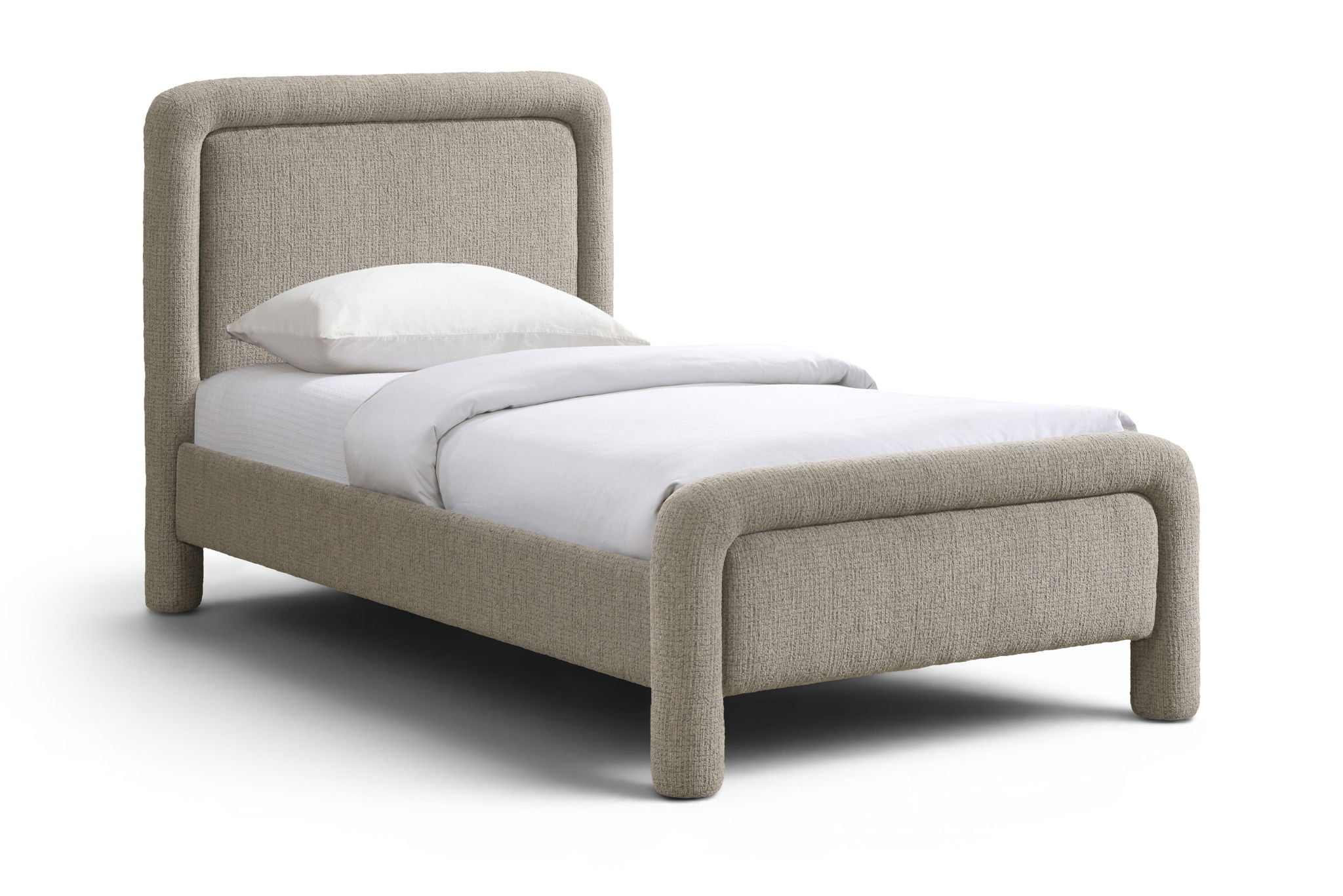Baylor - Fabric With Interwoven Chenille Upholstered Bed
