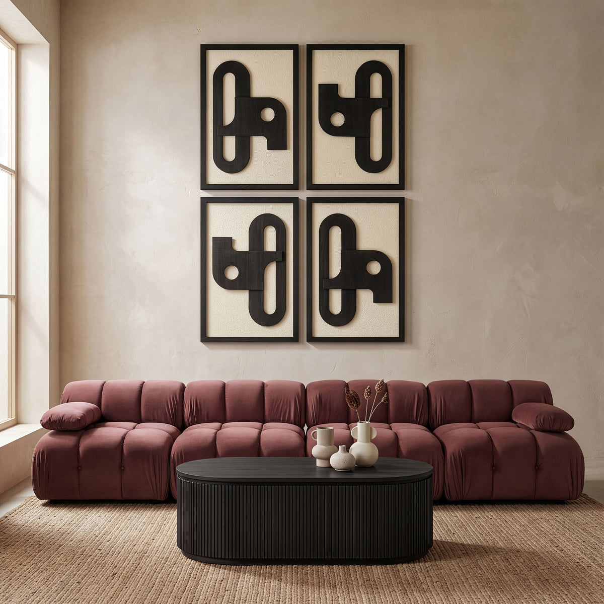 Arid - 4 Piece Wall Art