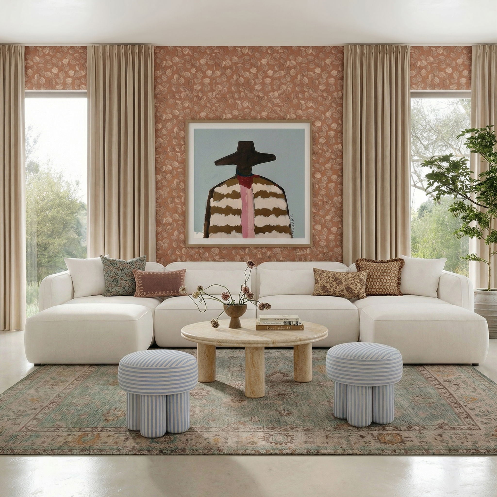 Tarra - Chenille Modular Sectional