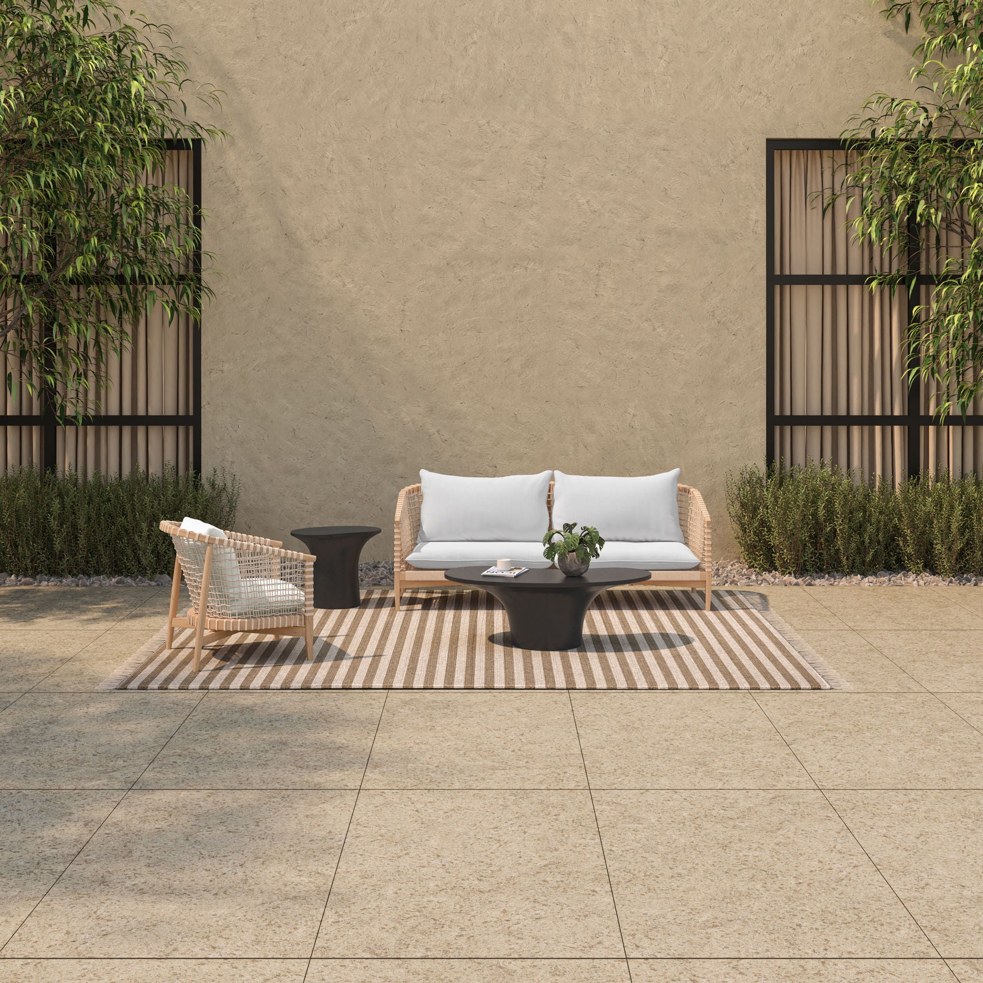 Kuna - Outdoor Lounge Chair - Beige