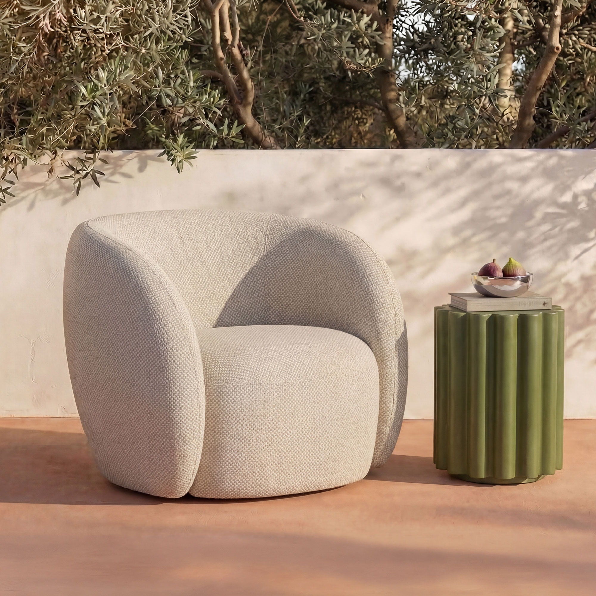 Rae - Outdoor Accent Chair - Beige