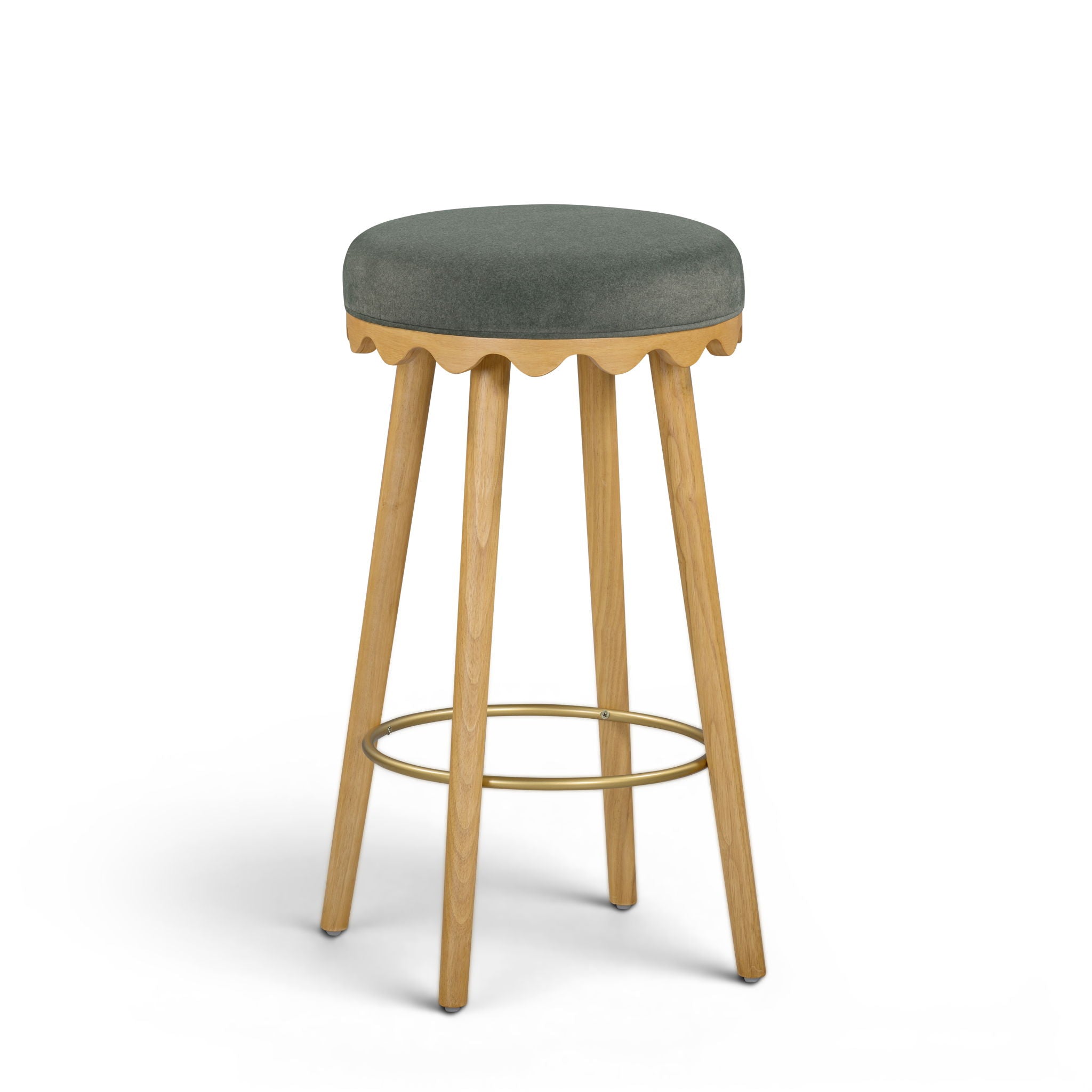 Oodle - Performance Vegan Mohair Stool