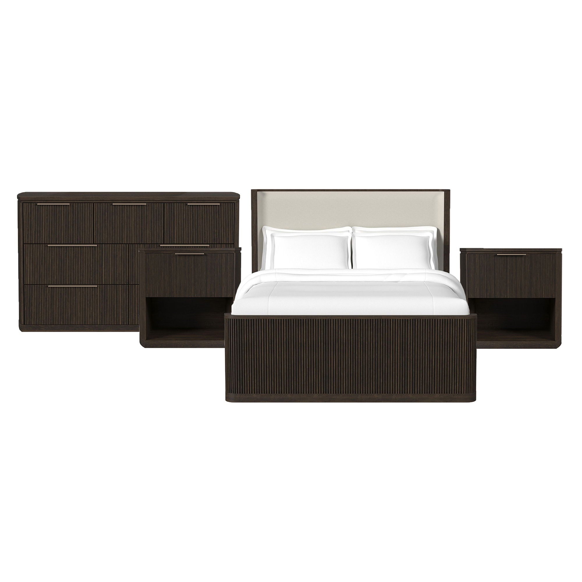 Sylvie - Bedroom Set With Upholstered Bed