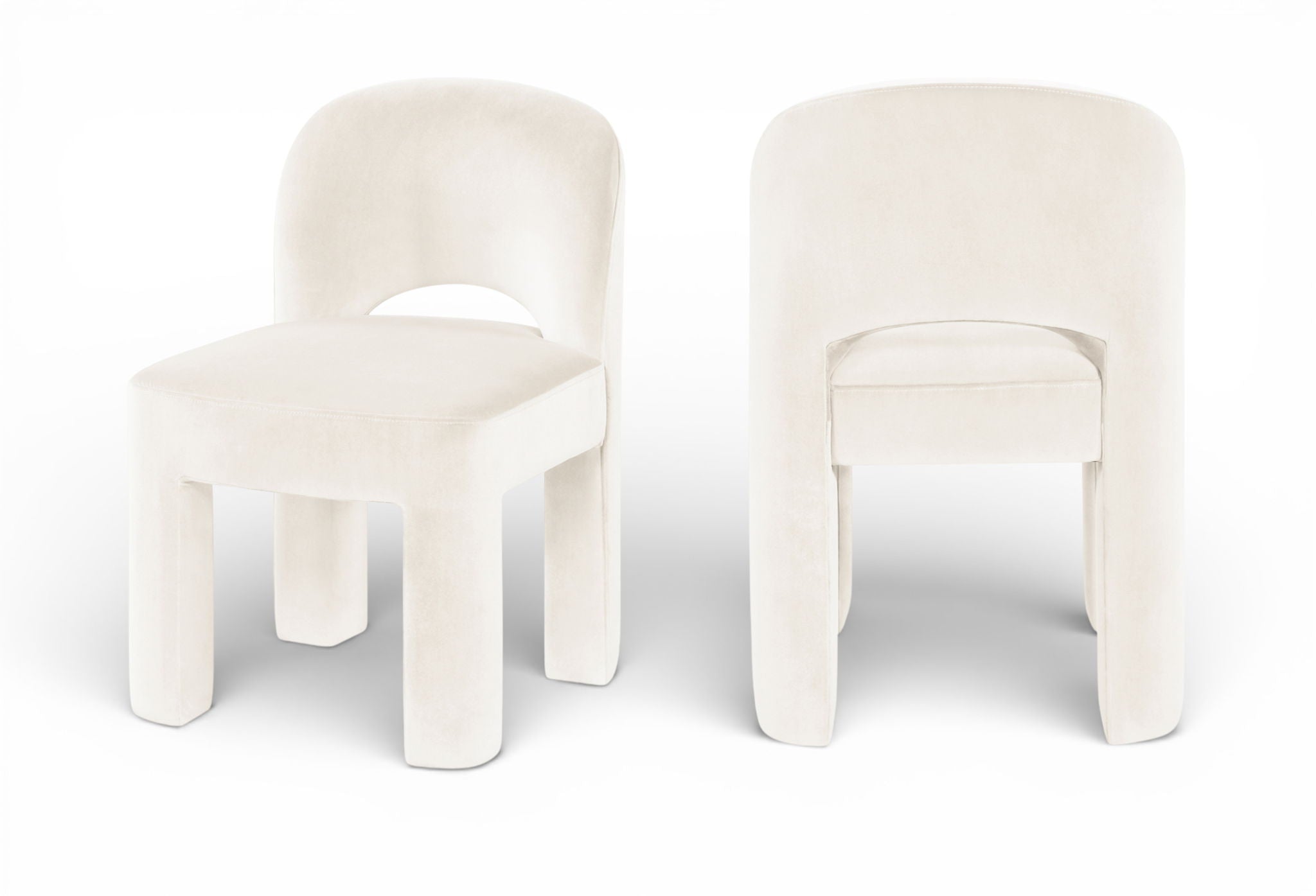 Celine - Velvet Performance Fabric Upholstered Dining Chair (Set of 2)