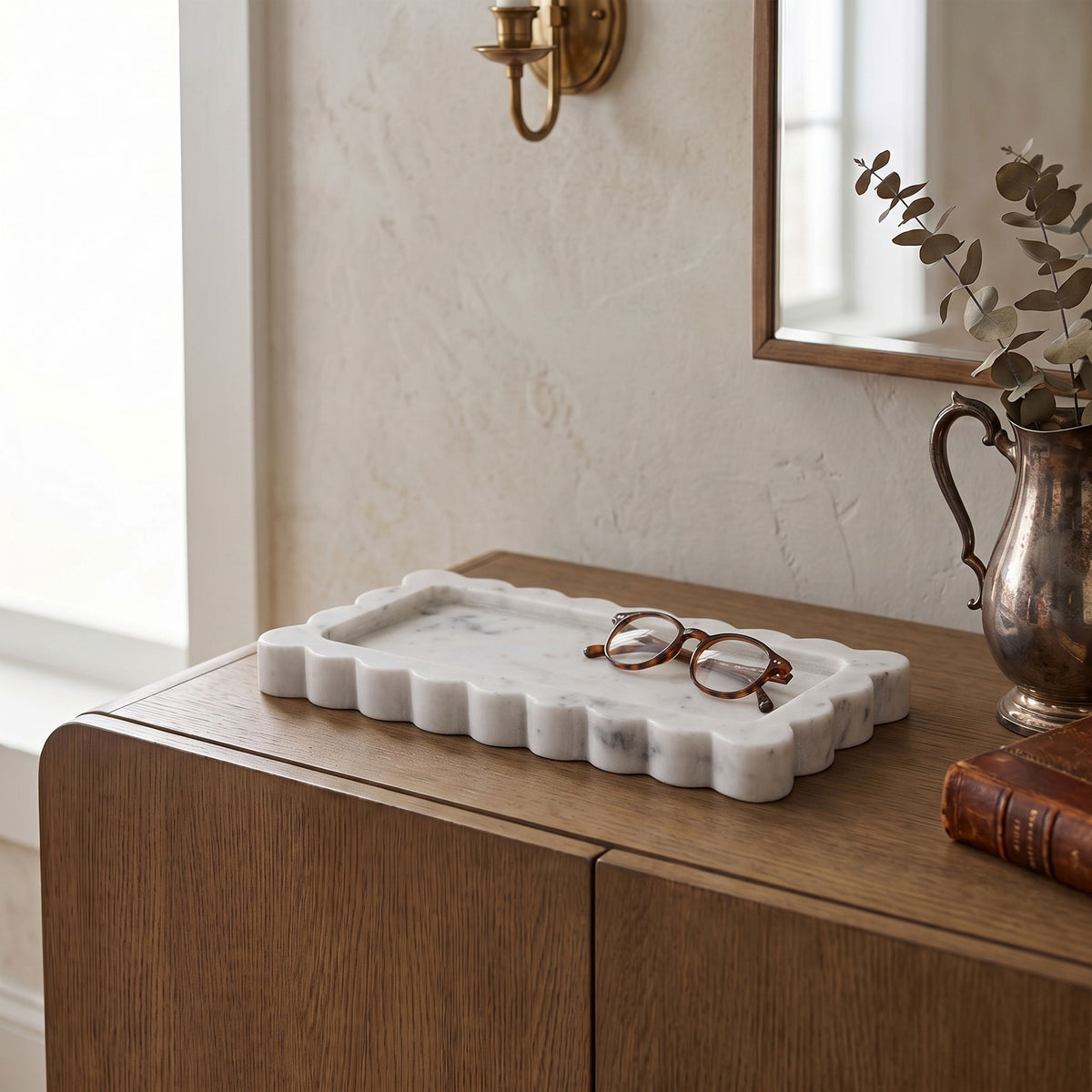 Josie - Genuine Marble Tray