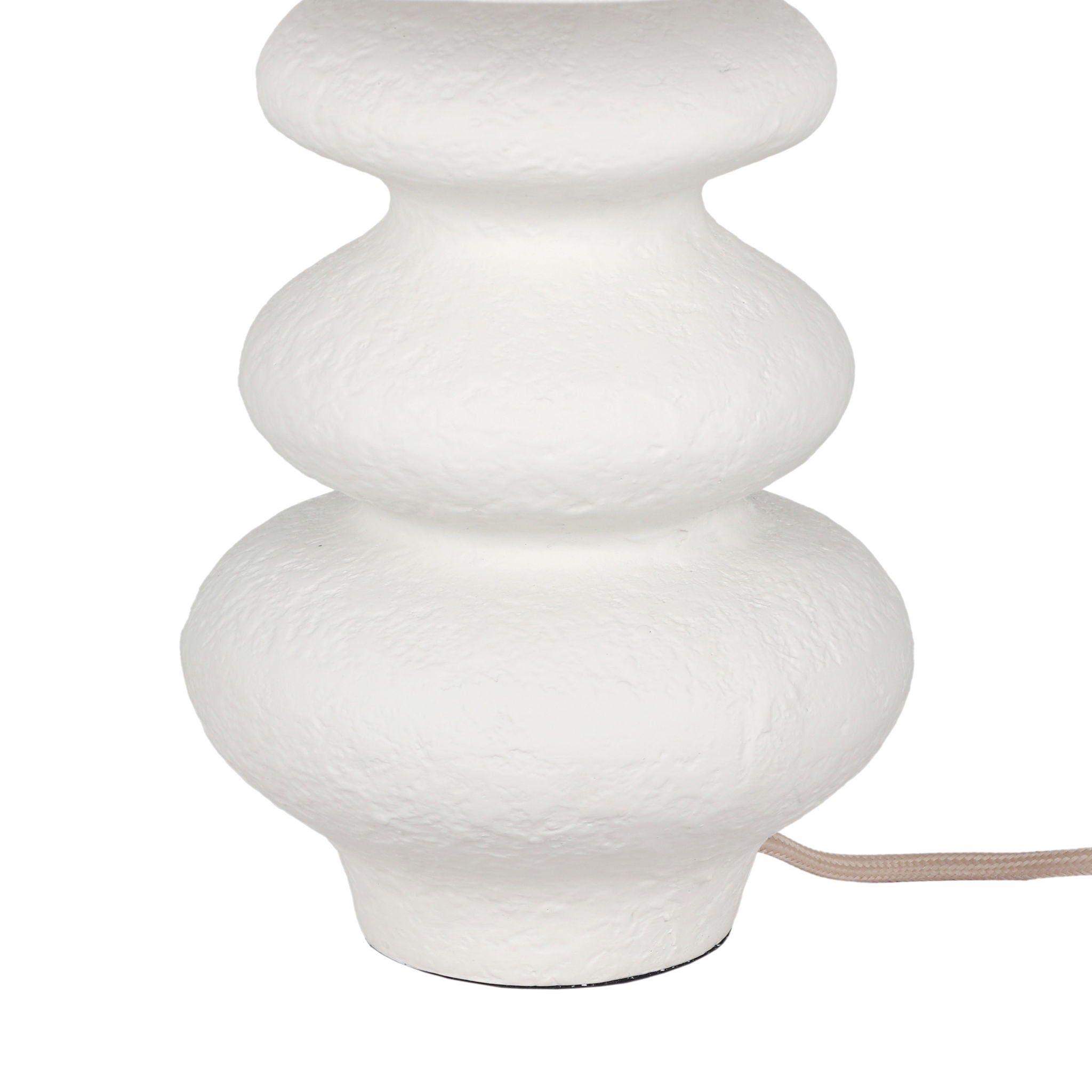 Riviera - Textured Table Lamp - Cream