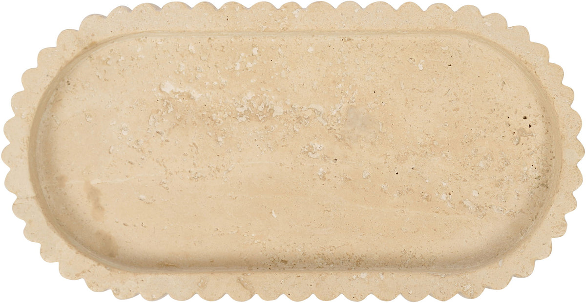 Khloe - Travertine Tray
