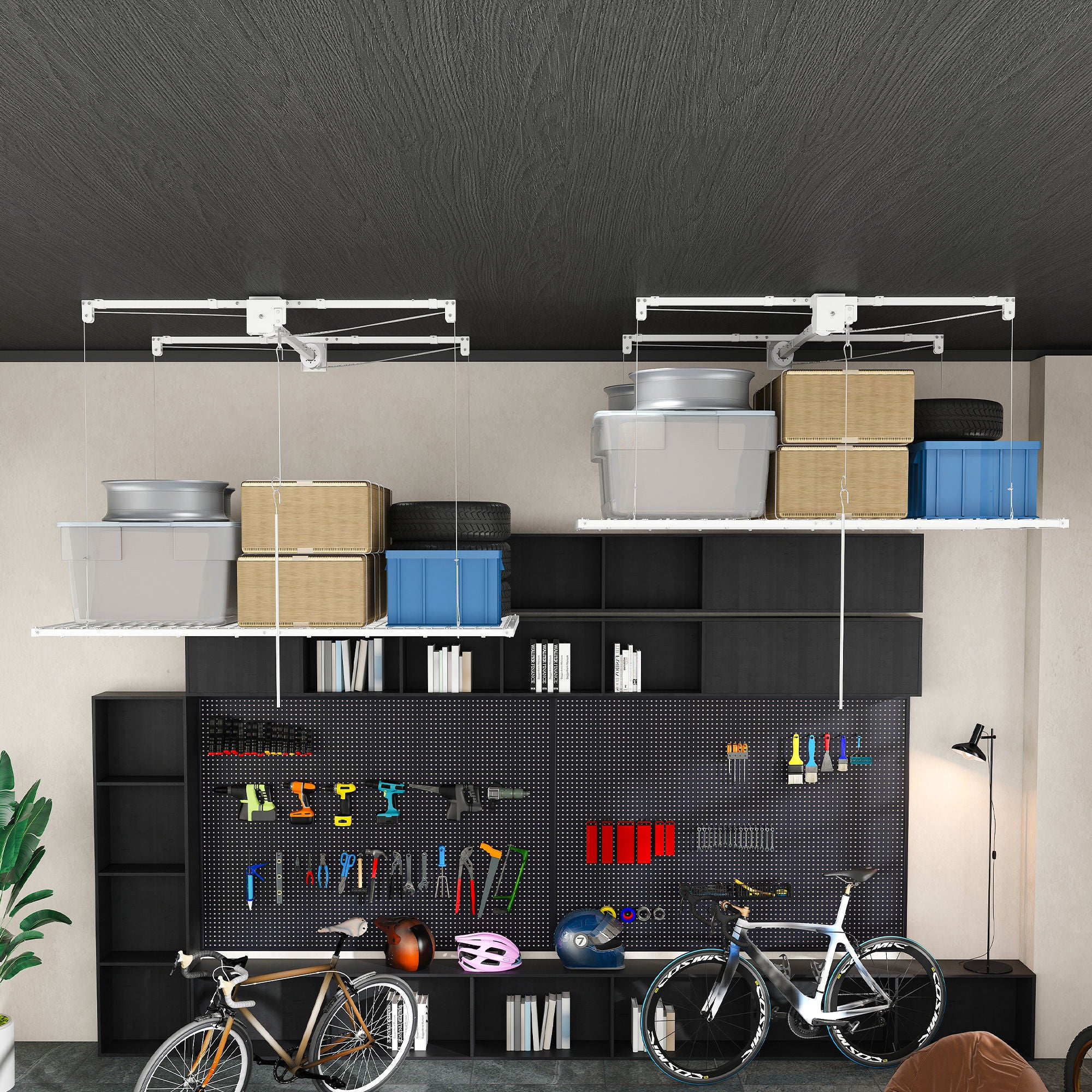 Overhead Garage Storage Rack