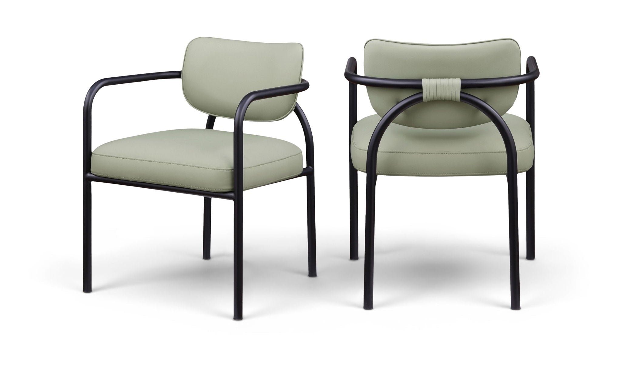 Serava - Vegan Leather Upholstered Dining Chair (Set of 2)