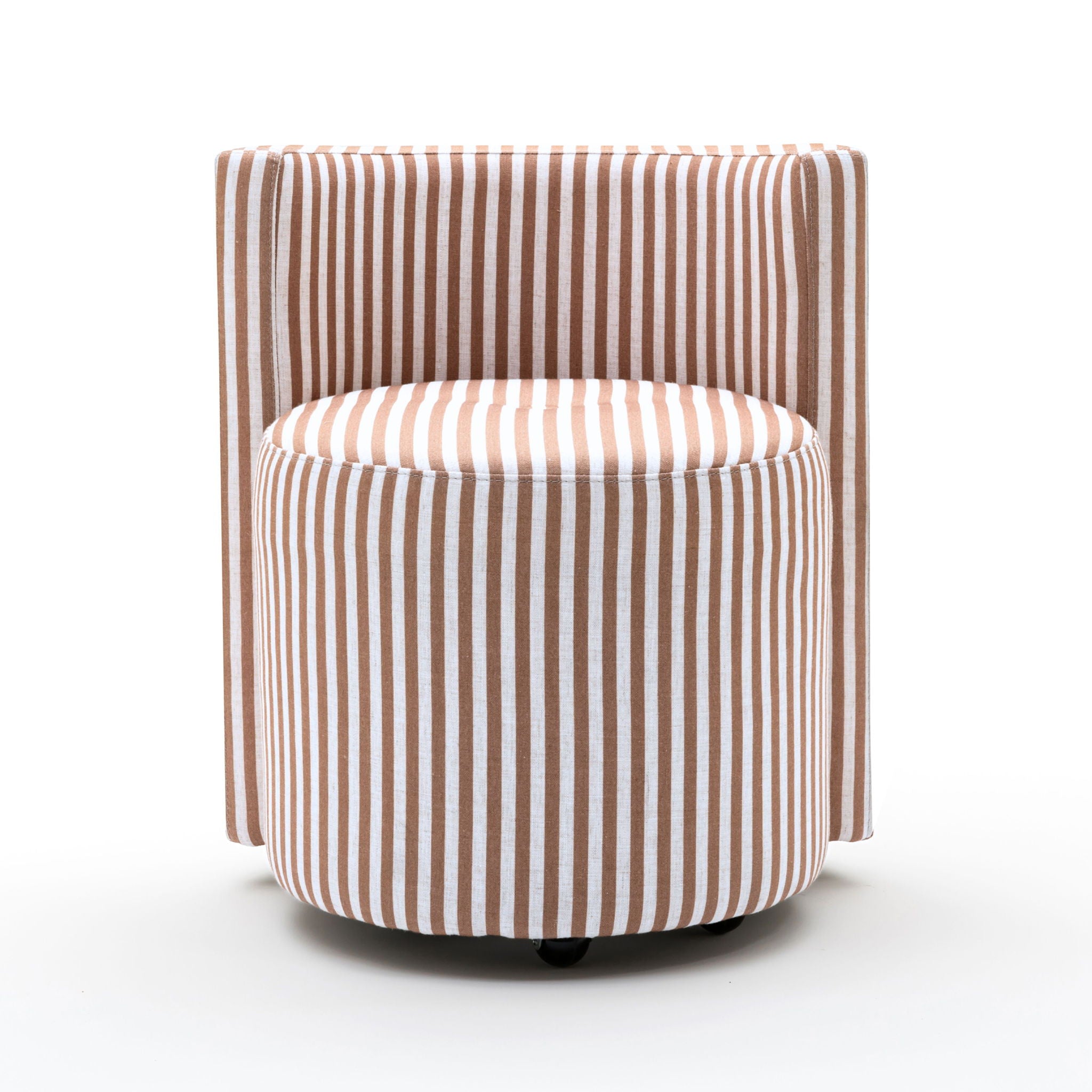 Alyssa - Striped Rolling Desk Chair