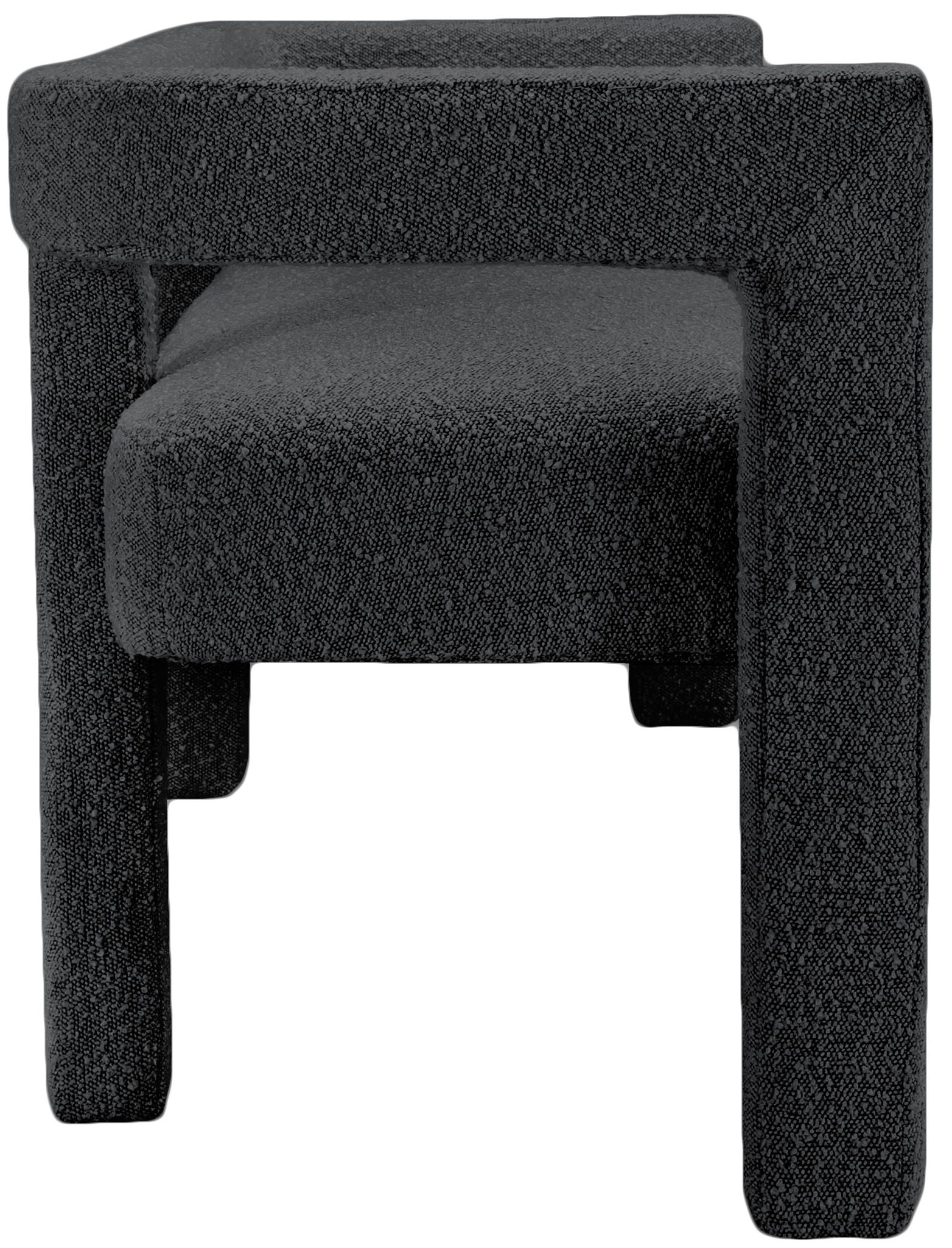 Athena - Boucle Fabric Bench