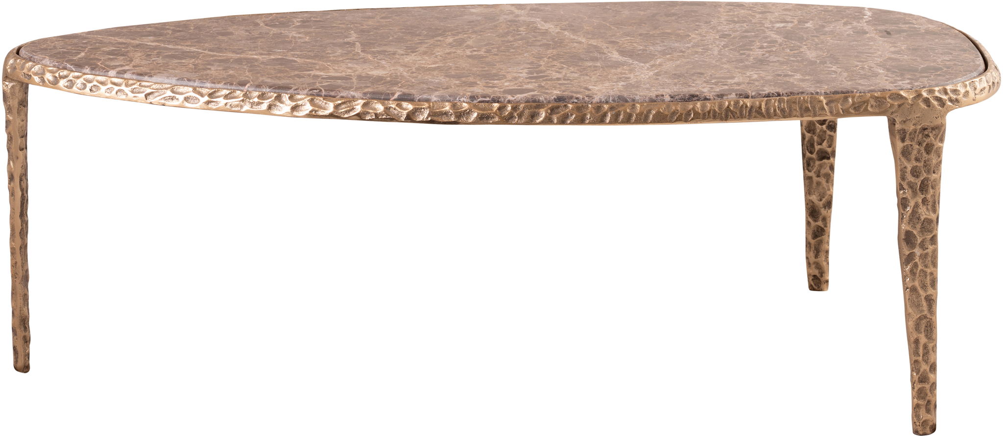 Gild - Aluminum Base And Genuine Marble Top Table