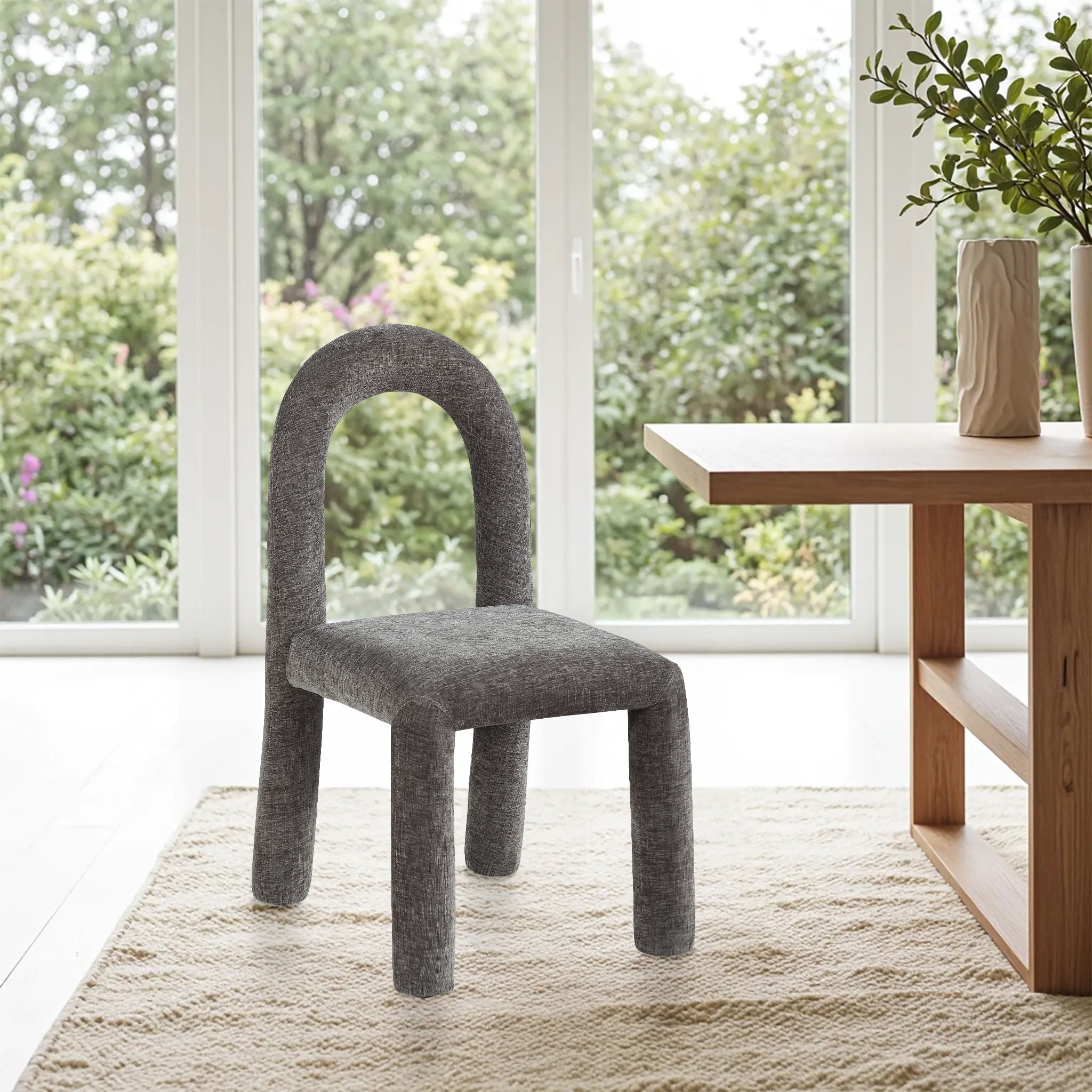 Amari - Chenille Fabric Dining Chair (Set of 2)