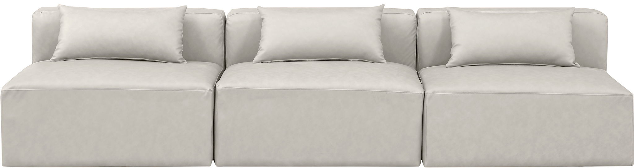 Cube - Modular 3 Seat Armless Sofa