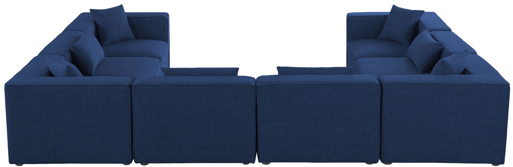 Cube - Linen 8 Piece Modular Sectional