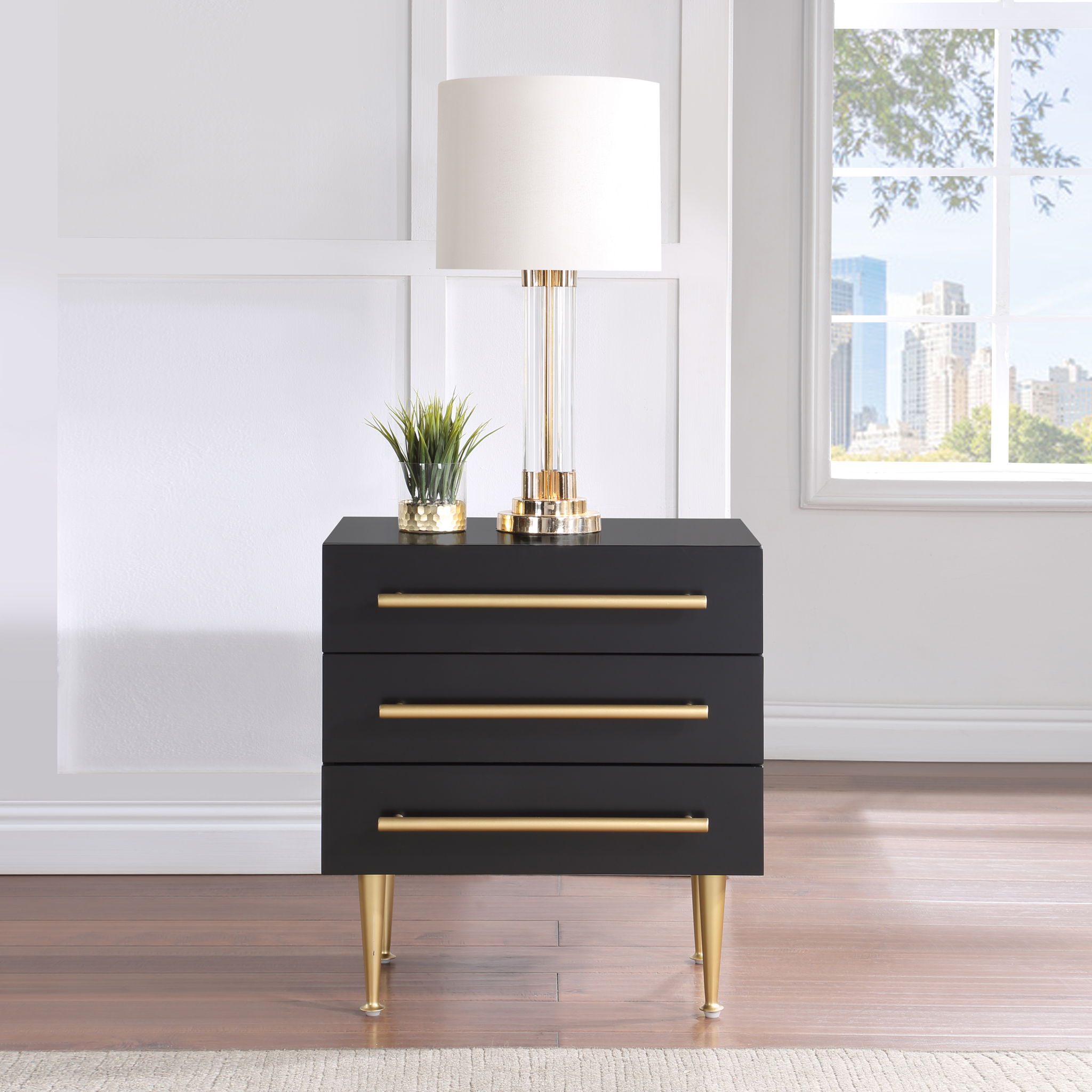 Marisol - Night Stand - Black
