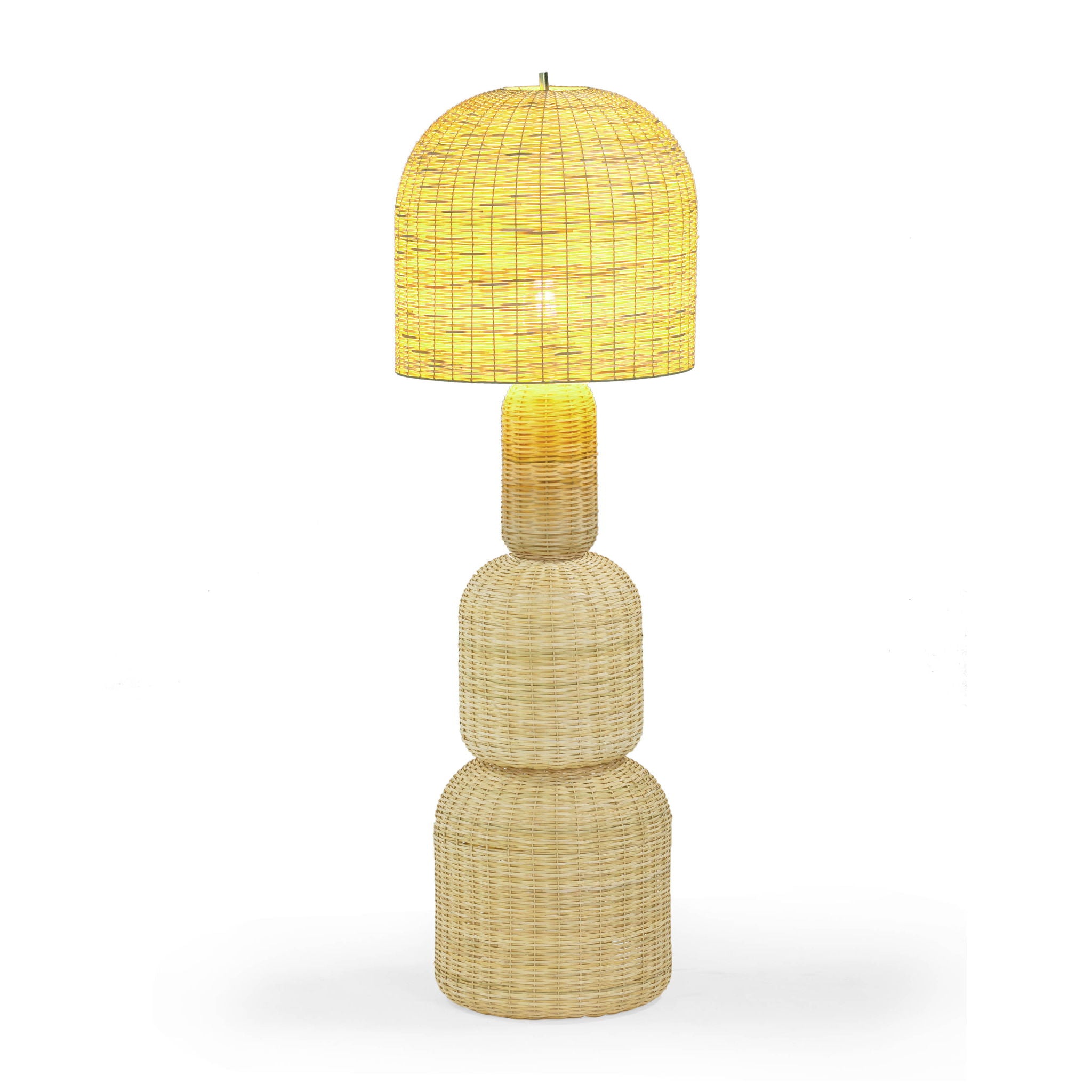 Kootu - Rattan Floor Lamp - Natural