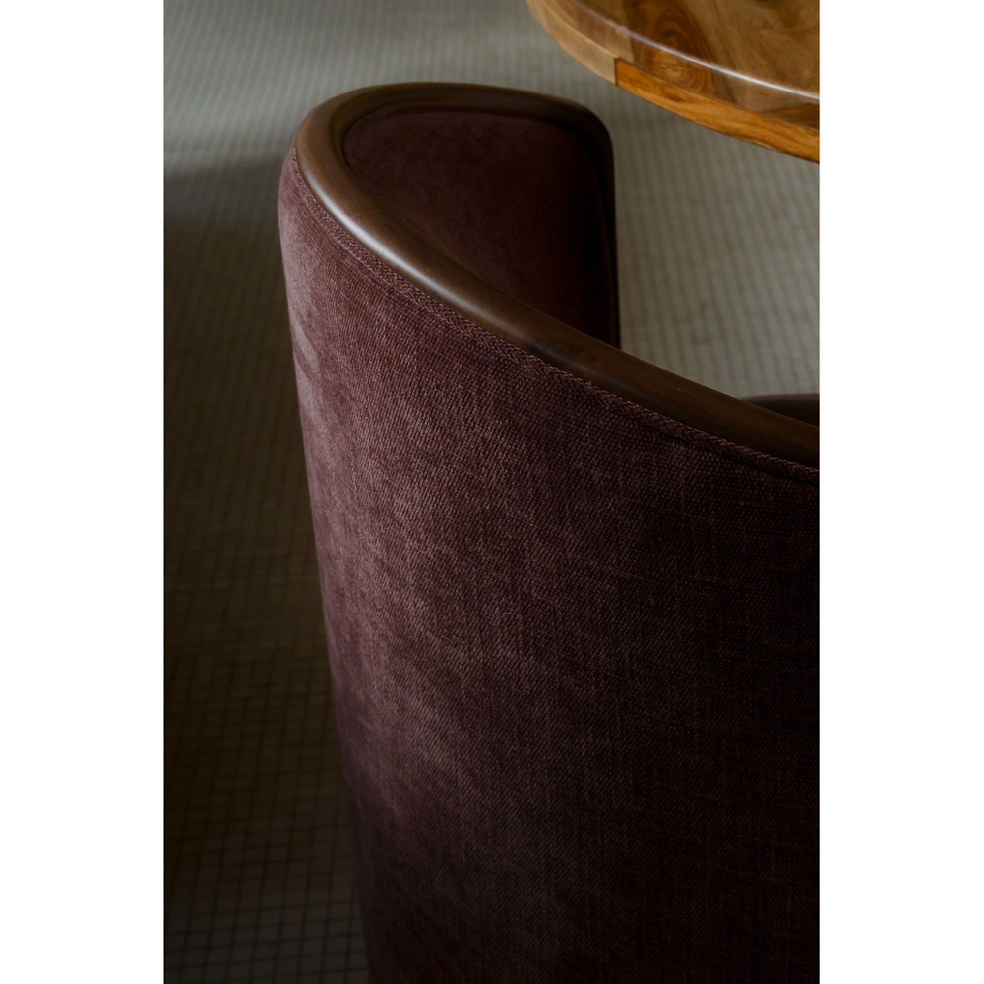 Rossi - Swivel Dining Chair - Berry / Purple