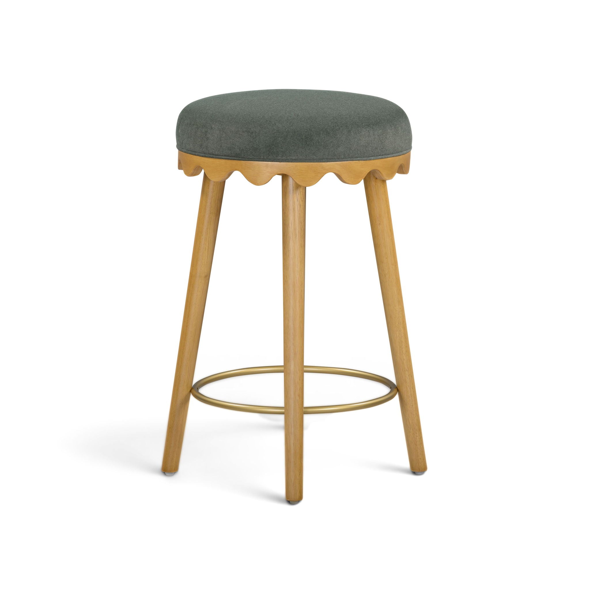 Oodle - Performance Vegan Mohair Stool