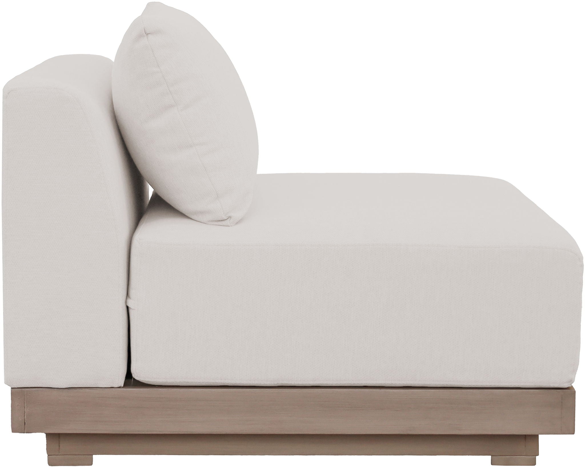 Solace - Olefin Performance Fabric Outdoor Patio Modular Armless Chair