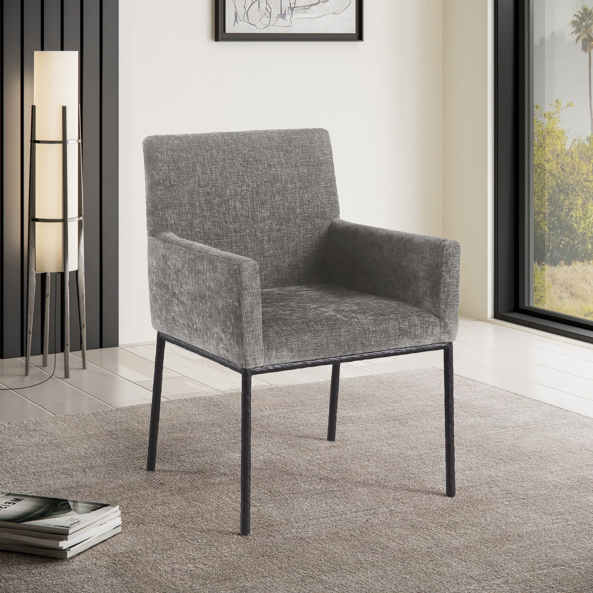 Reeves - Dining Chair With Black Legs (Set of 2)