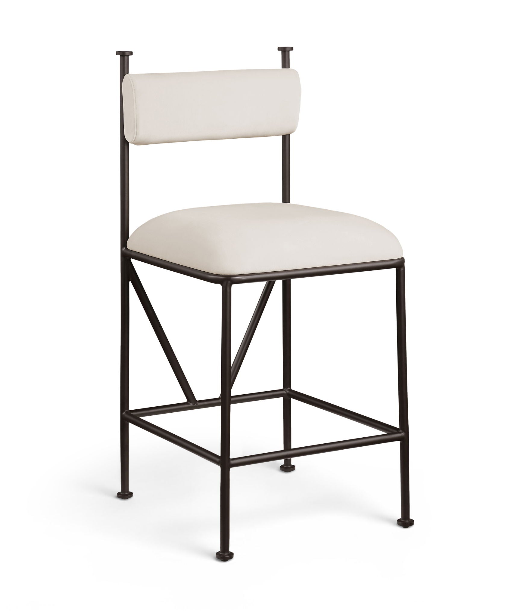 Monarch - Velvet Counter Stool (Set of 2)