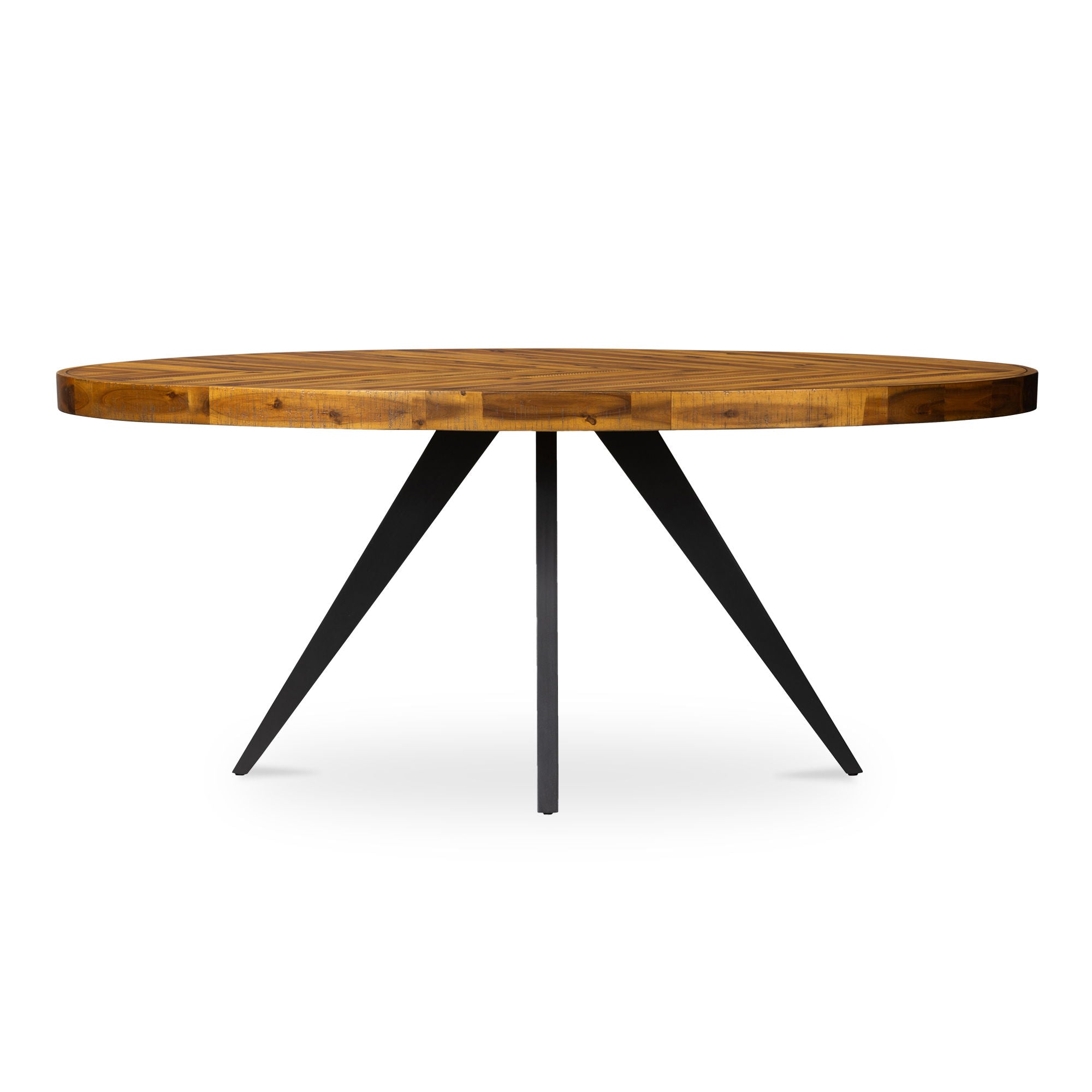 Parq - Oval Dining Table - Amber
