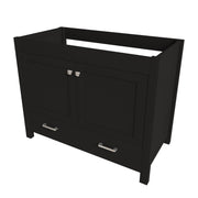 Bathroom Vanity With Soft Close Cabinet, Single Drawer, Sink Not Included - Black