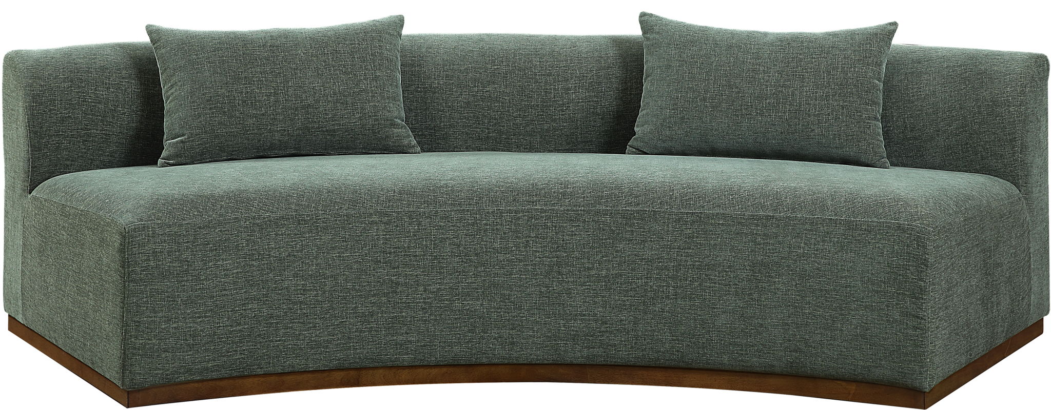 Avanti - 104" Chenille Fabric Upholstered Sofa