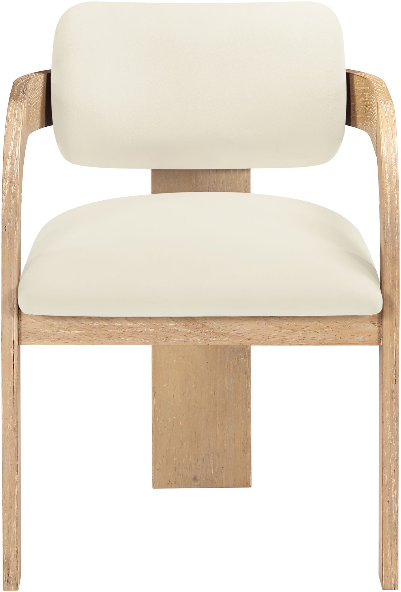 Cedra - Velvet Performance Fabric Upholstered Dining Chair (Set of 2) - Natural Frame