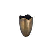 Athena - Cast Aluminum Vase - Antique Brass