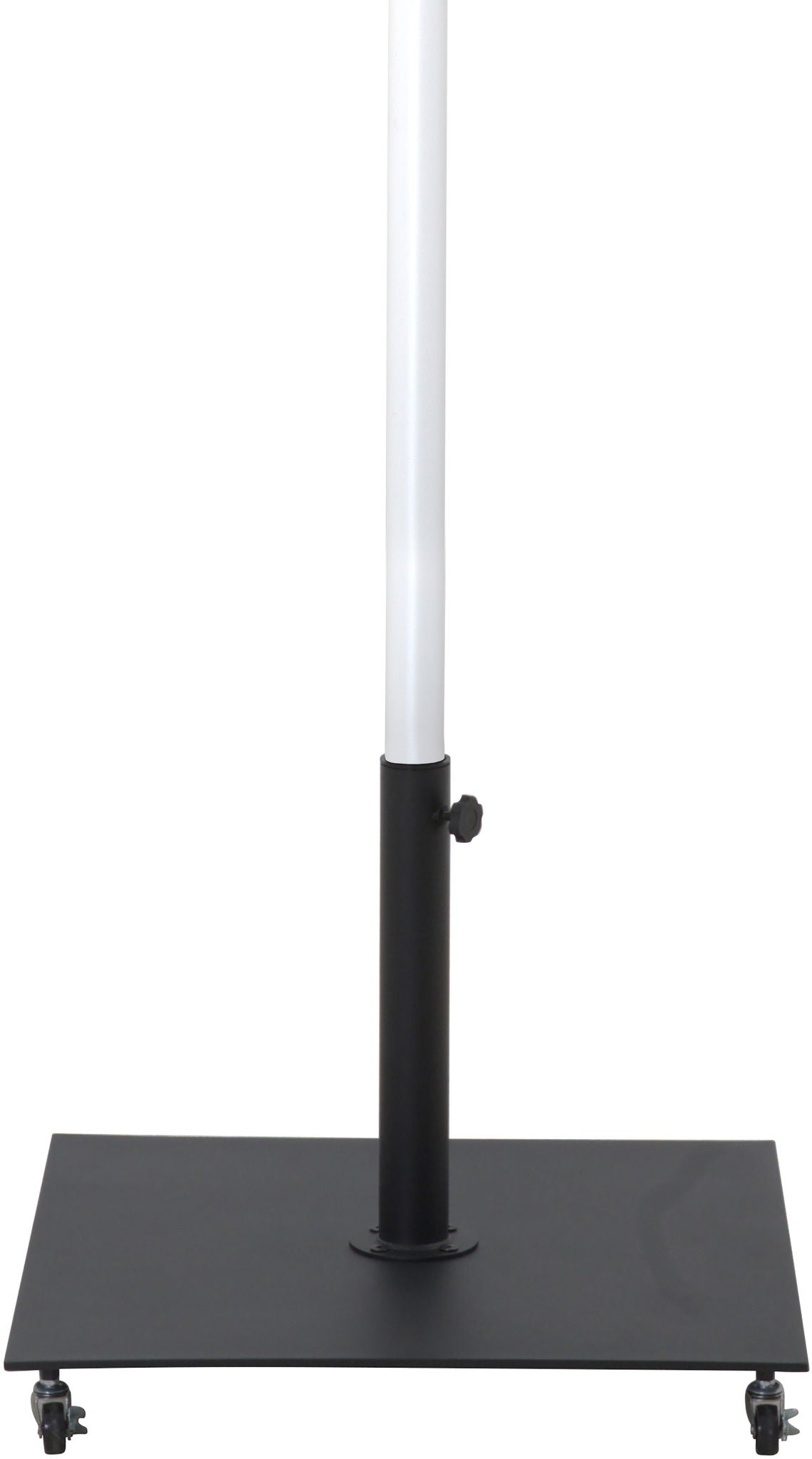 Fiji - Aluminum Patio Umbrella With Square Black And White Base