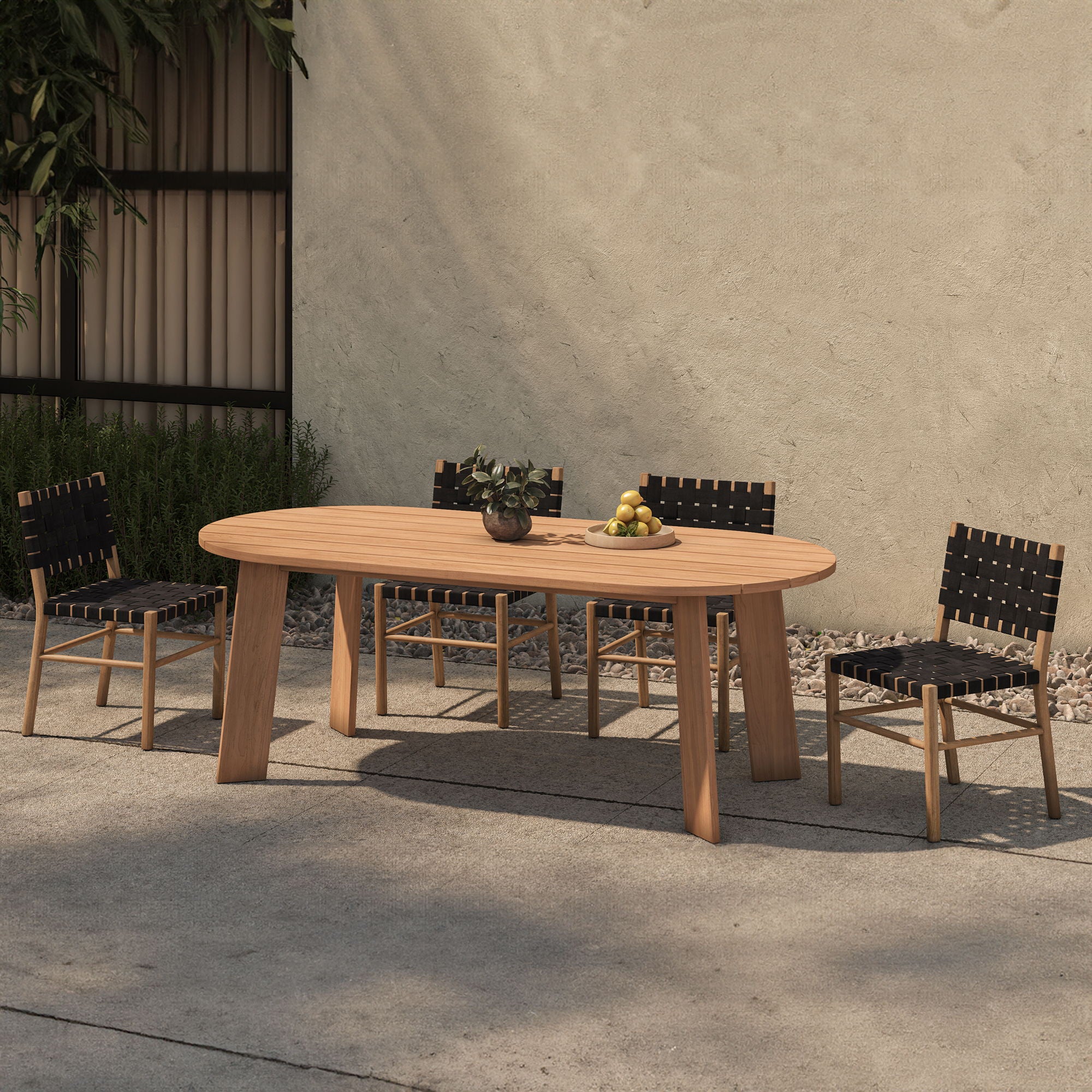 Mira - Outdoor Dining Chair - Black