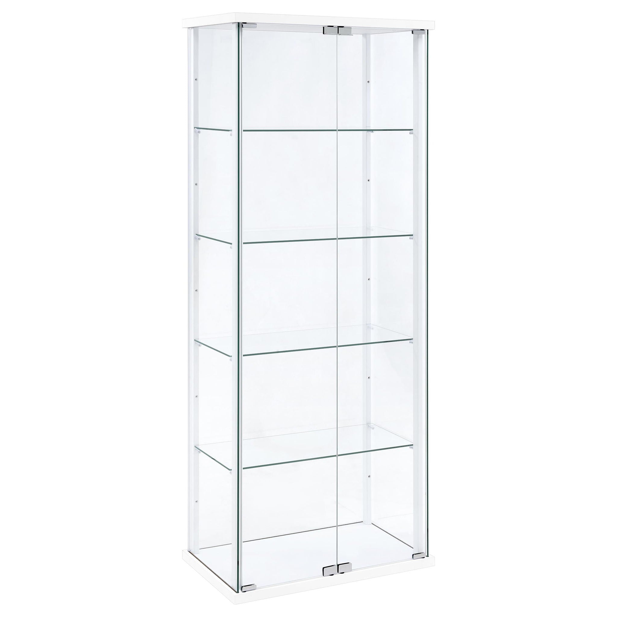 Hyacinth - 4 Shelf Curio Cabinet