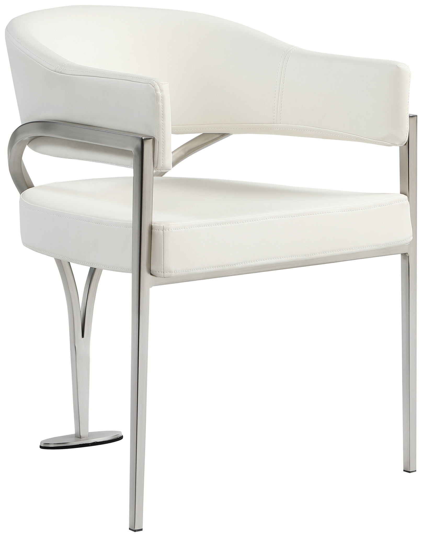 Madelyn - Dining Chair (Set of 2) - Brushed Chrome