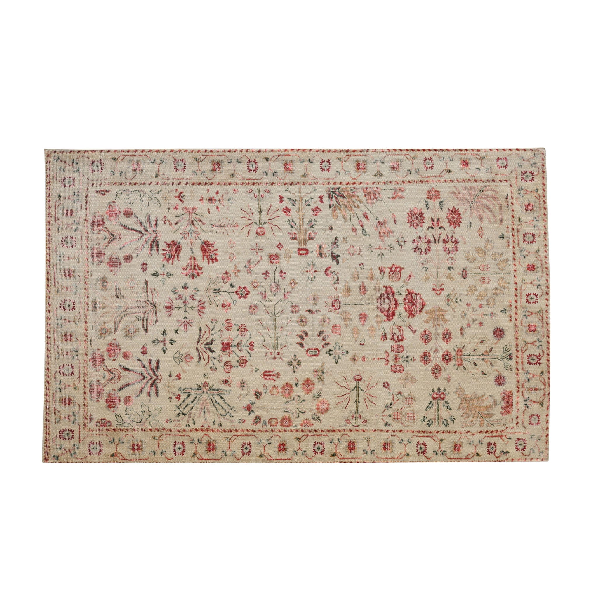 Jardin - 5' x 8' Hand Woven Wool Area Rug - Brown