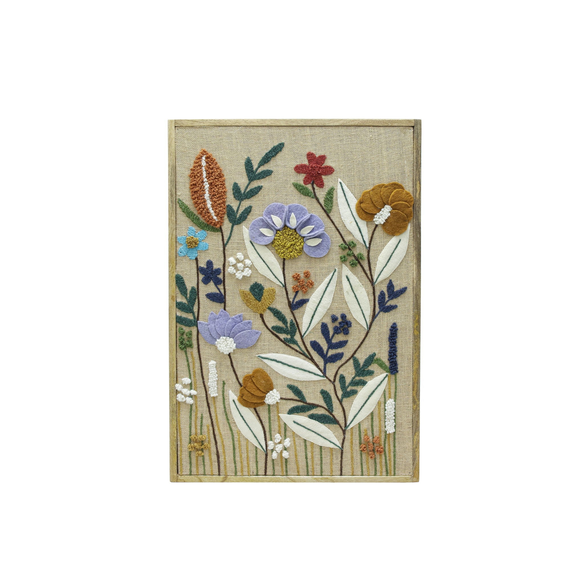 Muro - "Sprout" Embroidered Wall Art