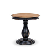 Winslow - Round Pedestal Side Table - Natural / Light Brown
