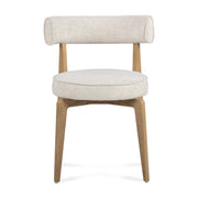 Nikita - Fabric Dining Chair - Cream