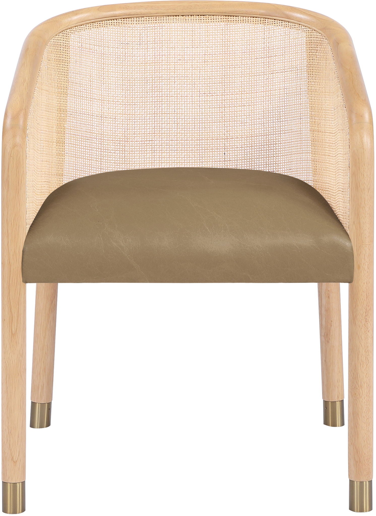 Sylvan - Vegan Leather Dining Chair (Set of 2) - Natural Frame