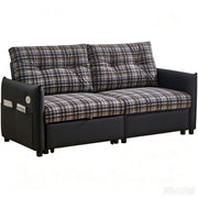 Sleeper Sofa, Expandable Sectional With Ottoman For Living Room