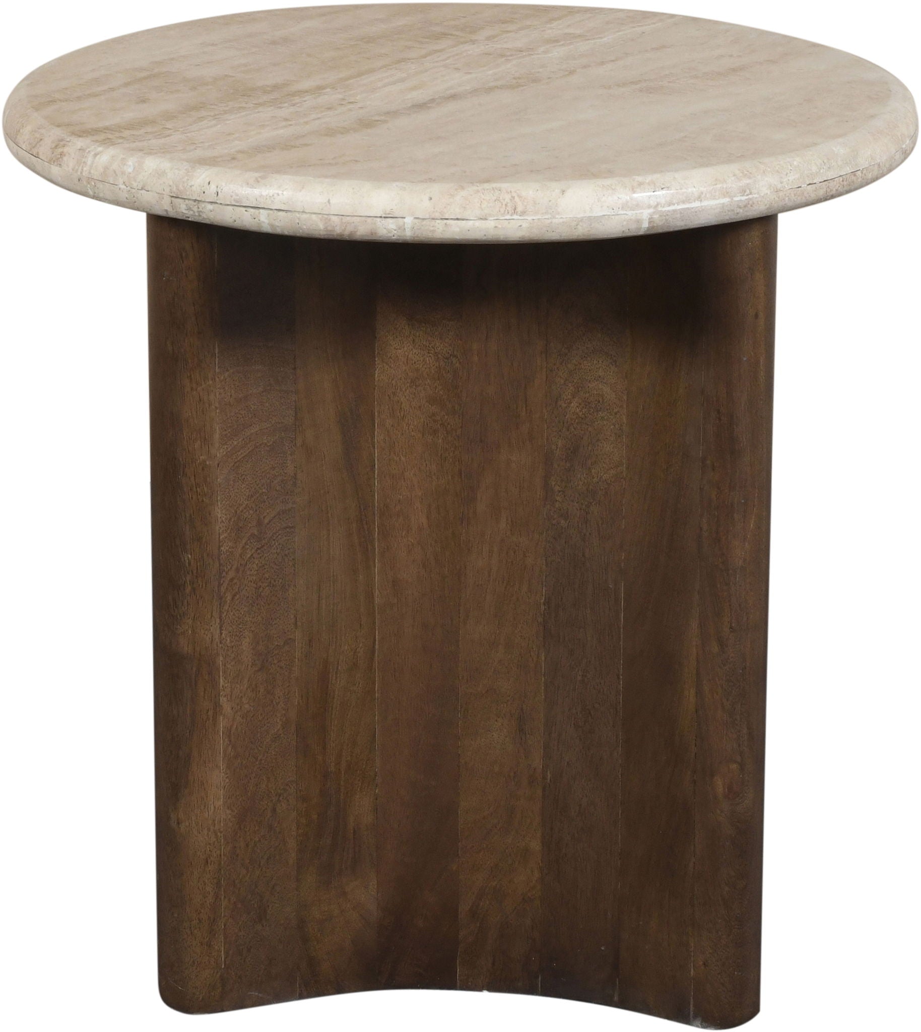 Pietra - Travertine And Mango Wood Table