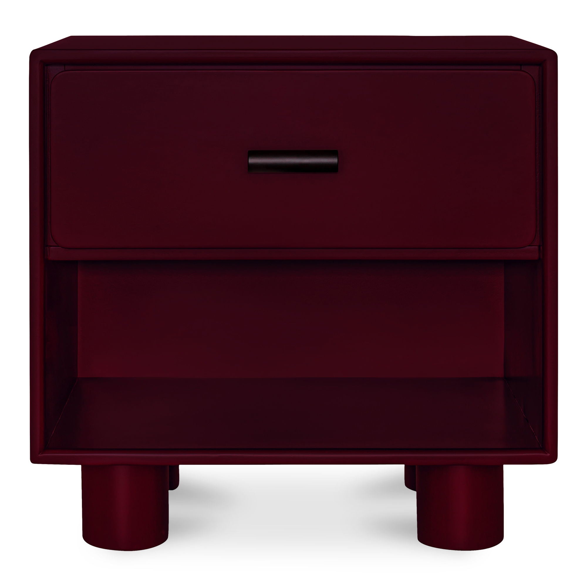 Jolene - Accent Nightstand - Deep Red